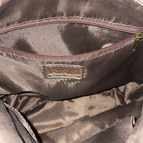 Olive Green Leather Shoulder Bag - Picture 7 of 14